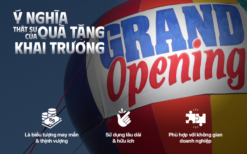 ý nghĩa quà tặng khai trương