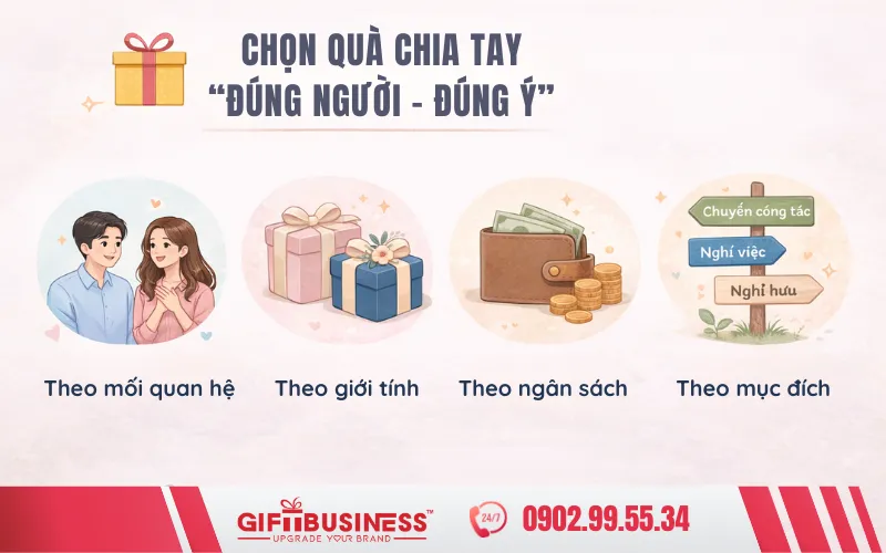 chọn quà chia tay đồng nghiệp