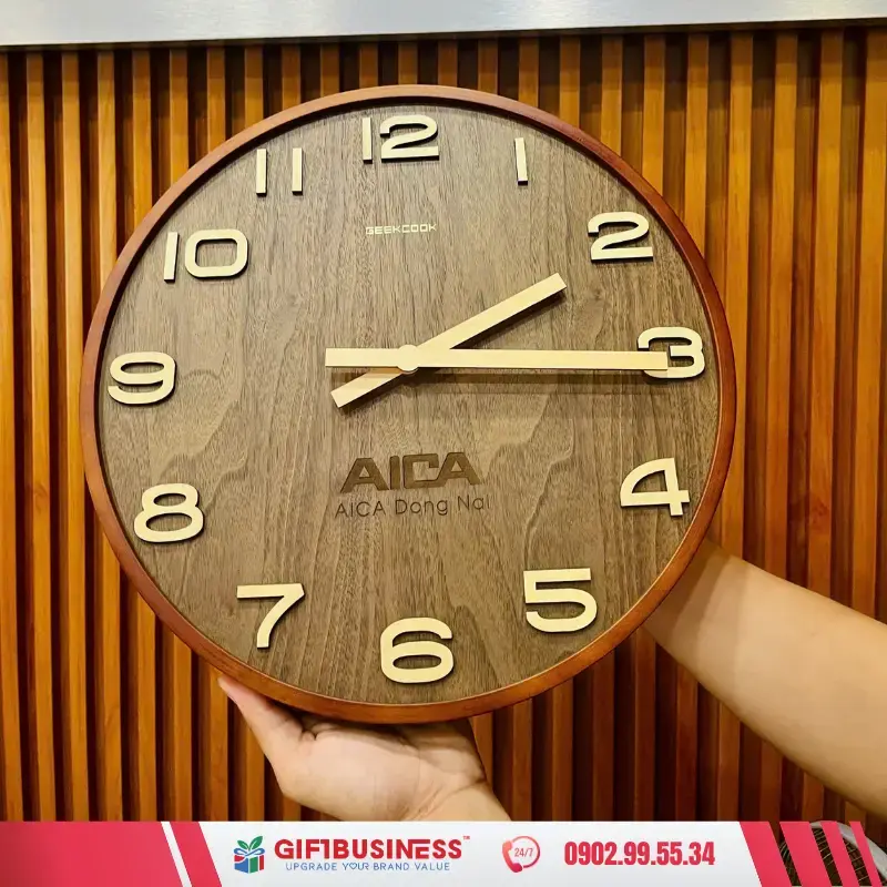 đồng hồ gỗ
