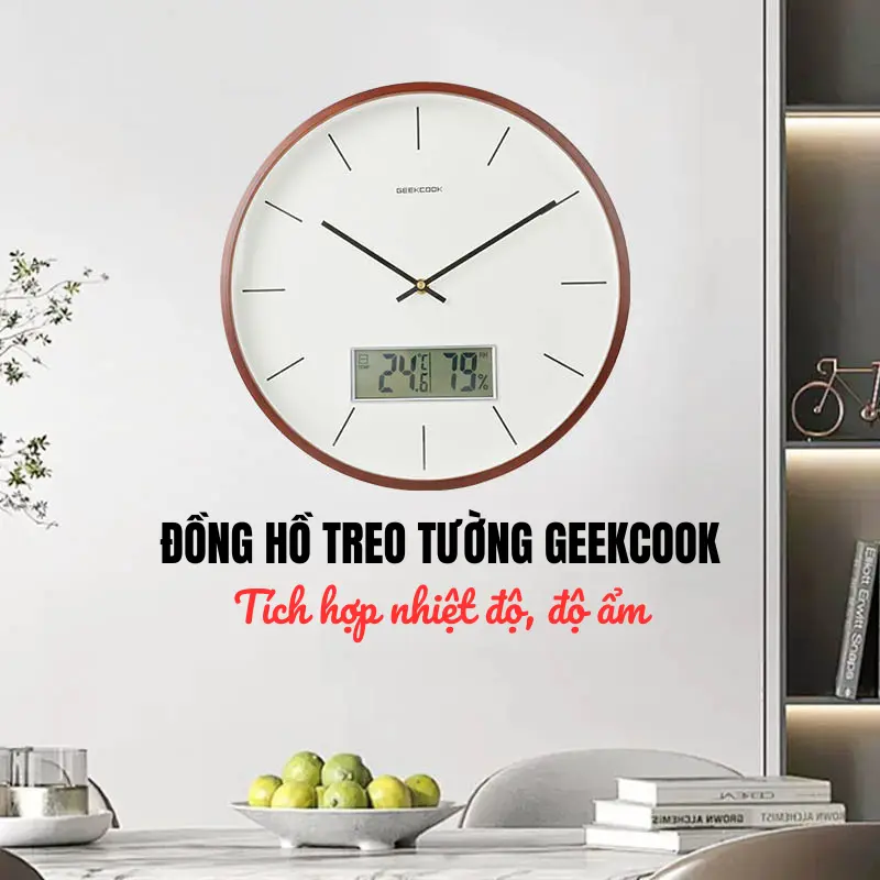 đồng hồ treo tường nhiệt ẩm kế