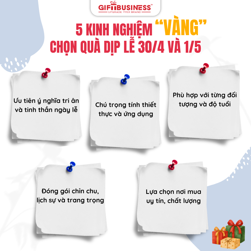 kinh nghiệm chọn quà 30/4 và 1/5