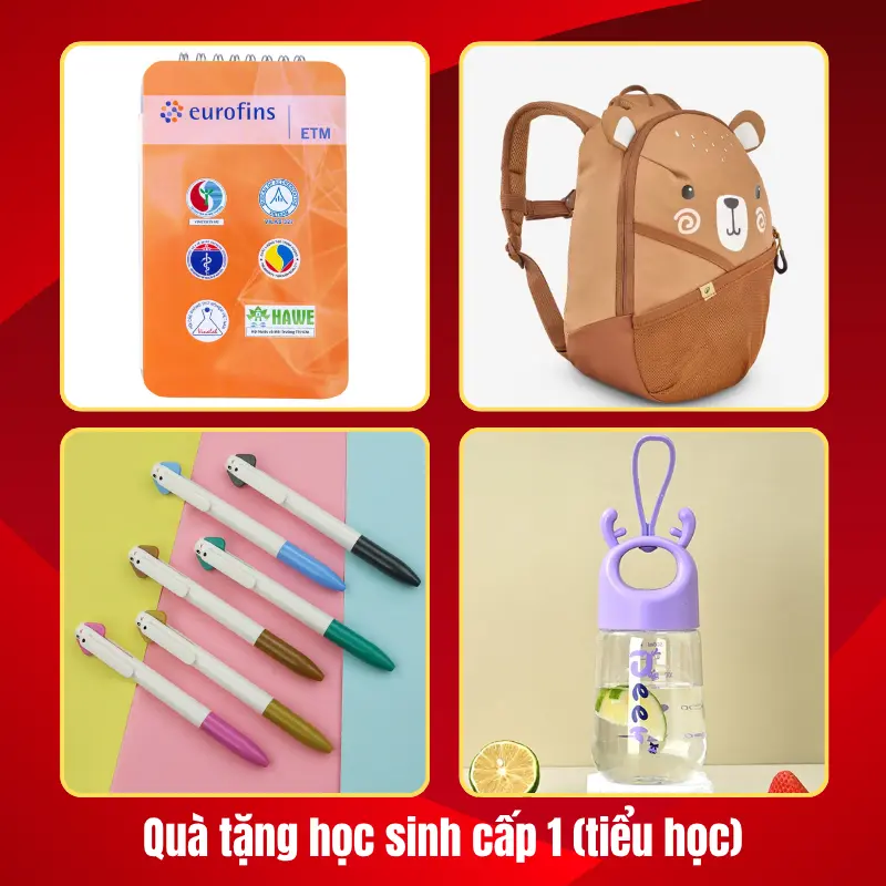 quà cho học sinh cấp 1