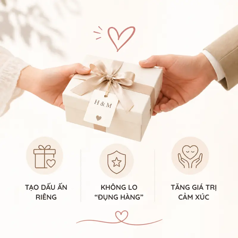 quà cưới cá nhân hóa