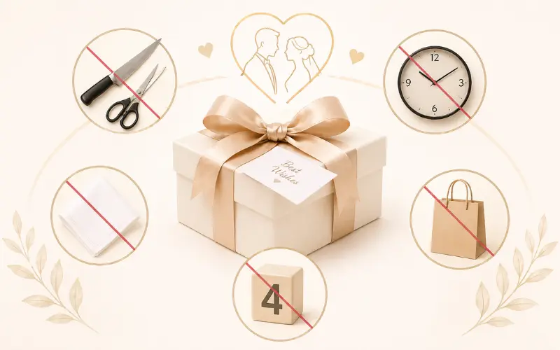 quà cưới nên tránh