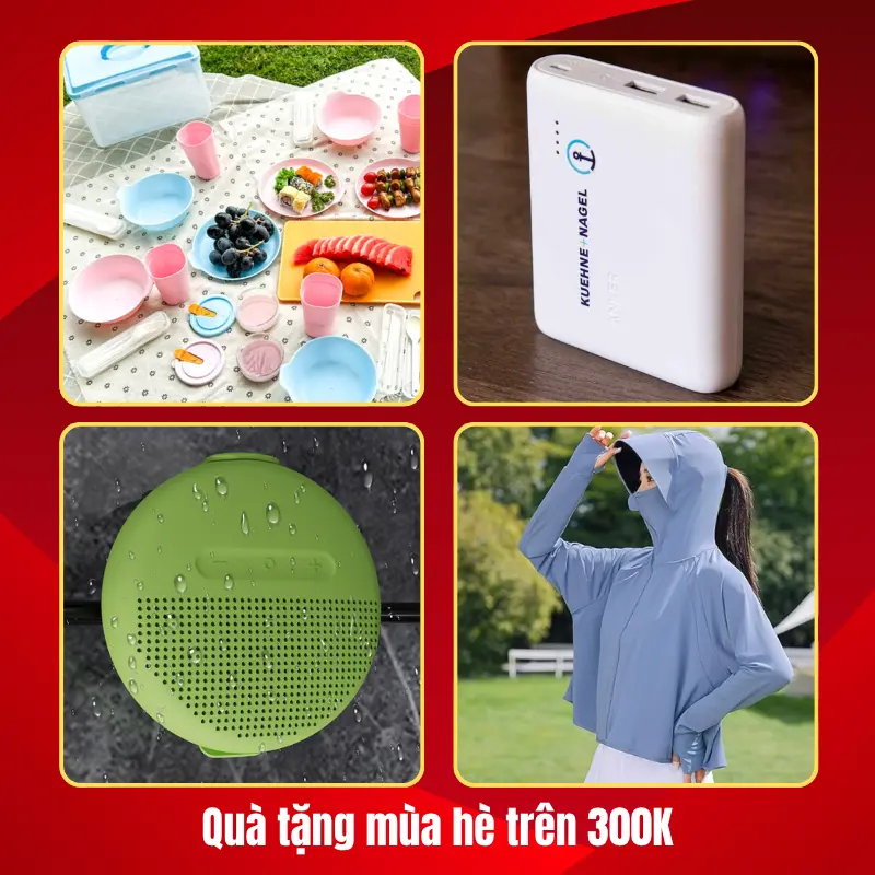 quà mùa hè trên 300k