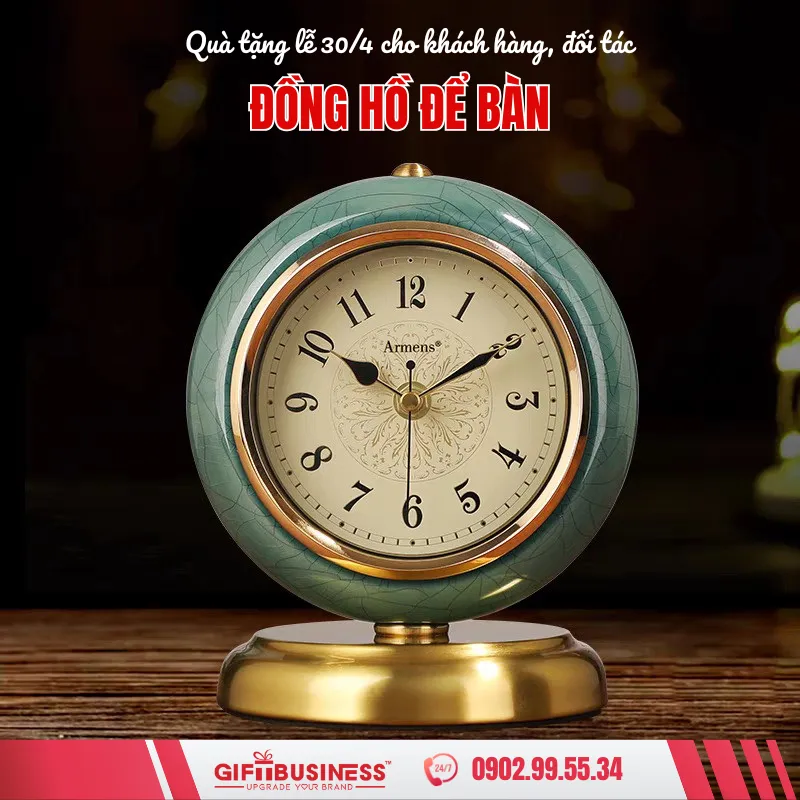 đồng hồ để bàn cao cấp