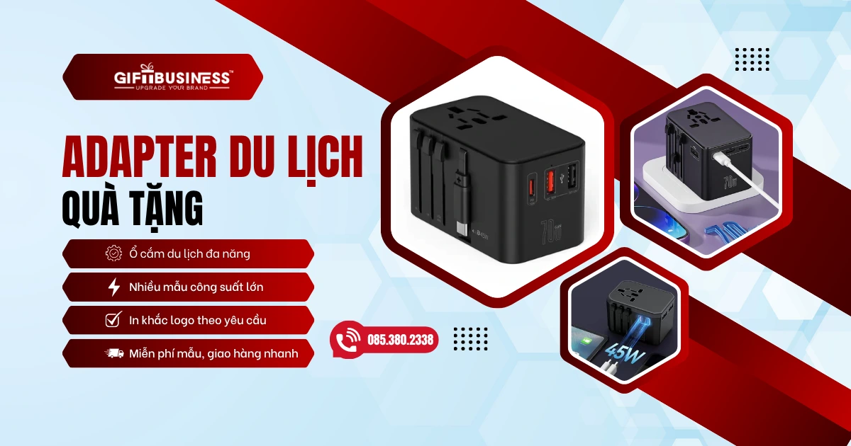 quà tặng adapter du lịch