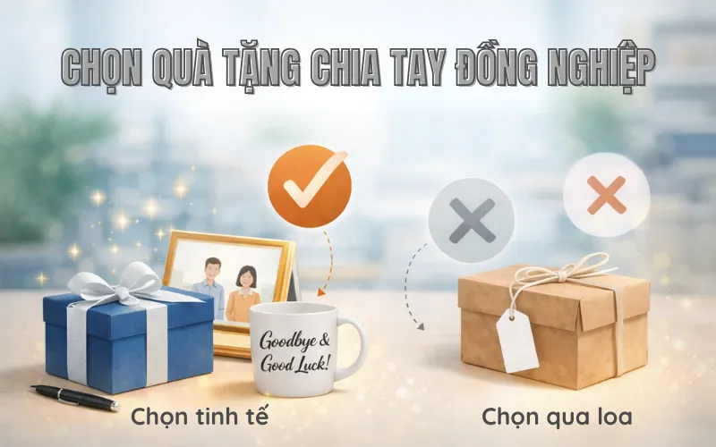 quà tặng chia tay đồng nghiệp