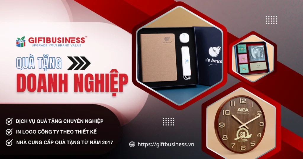 quà tặng doanh nghiệp banner logo mới