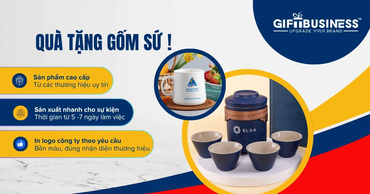 quà tặng gốm sư in logo