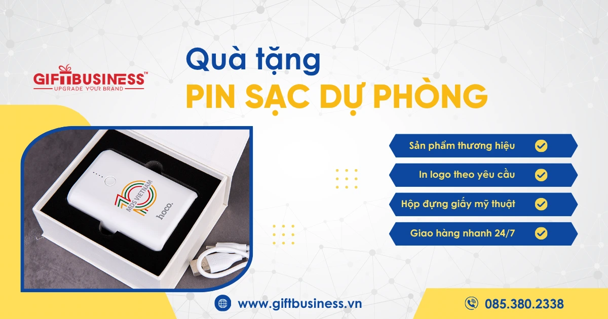 quà tặng pin sạc dự phòng