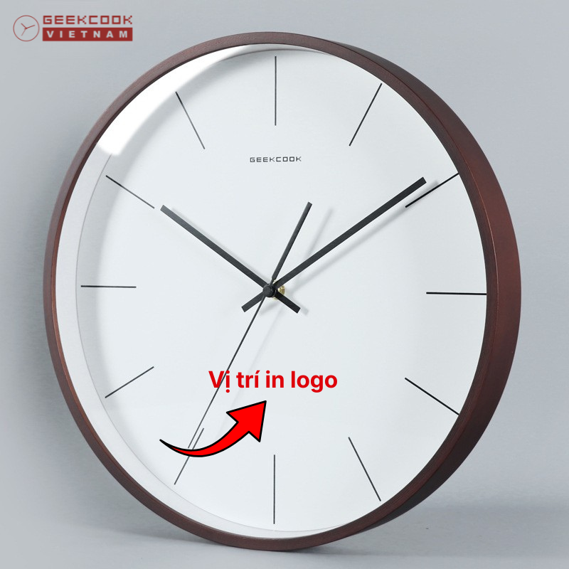 in logo quà tặng Đồng hồ treo tường GC20