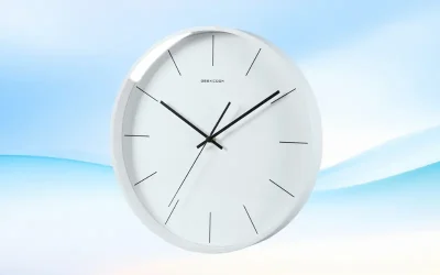 đồng hồ quartz kim trôi màu trắng