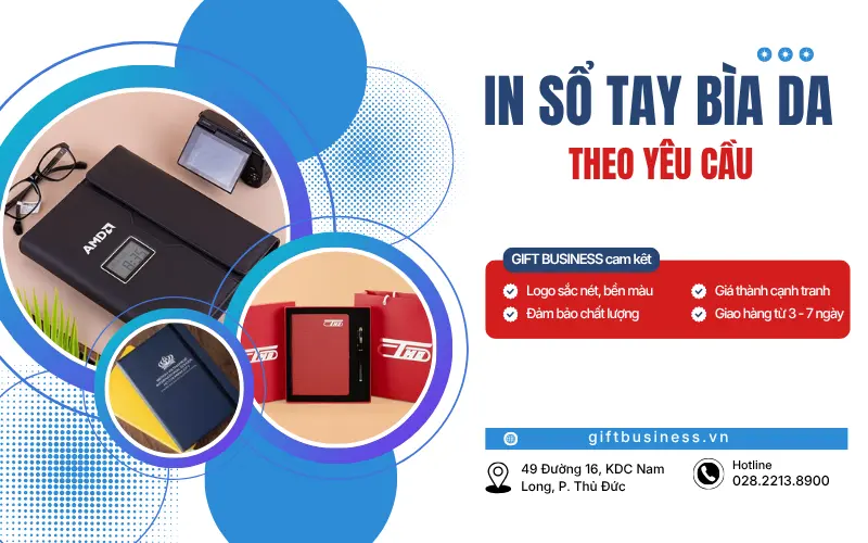 in sổ tay bìa da theo yêu cầu