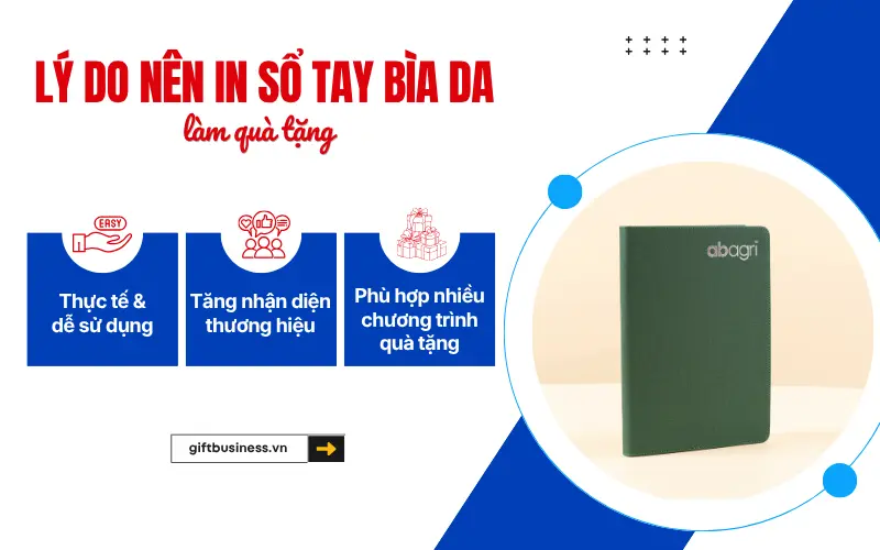 lý do nên in sổ tay bìa da làm quà tặng