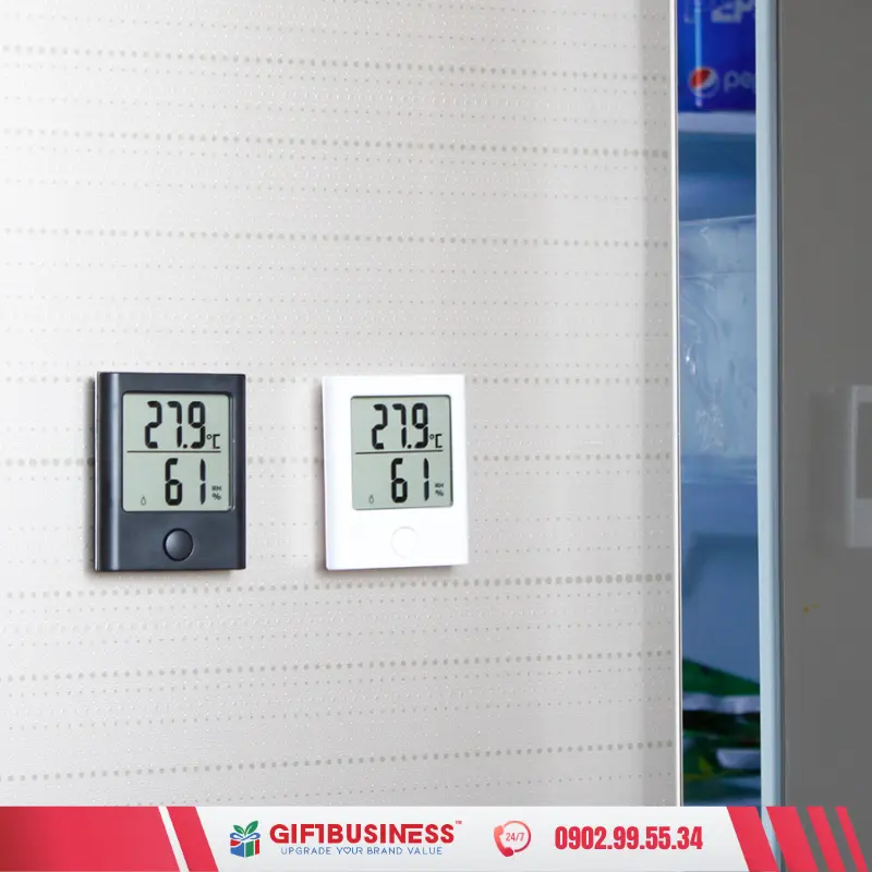 nhiệt ẩm kế để bàn làm quà tặng khách