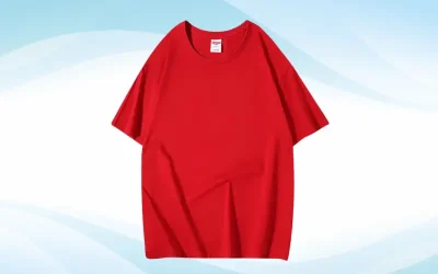 áo đồng phục cổ tròn gb04 đỏ