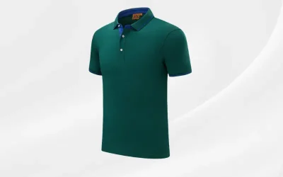 áo polo đồng phục gb03 màu xanh
