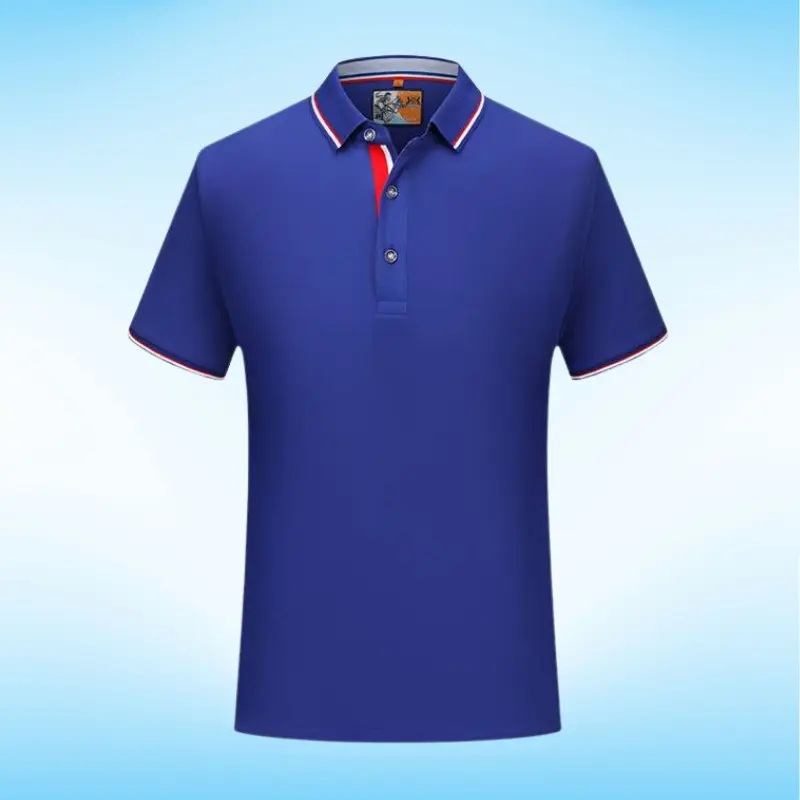 áo polo đồng phục gb04 màu xanh