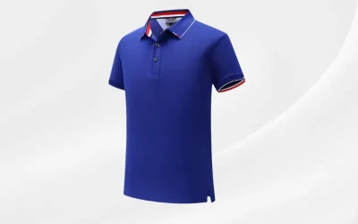 áo polo đồng phục màu xanh lam