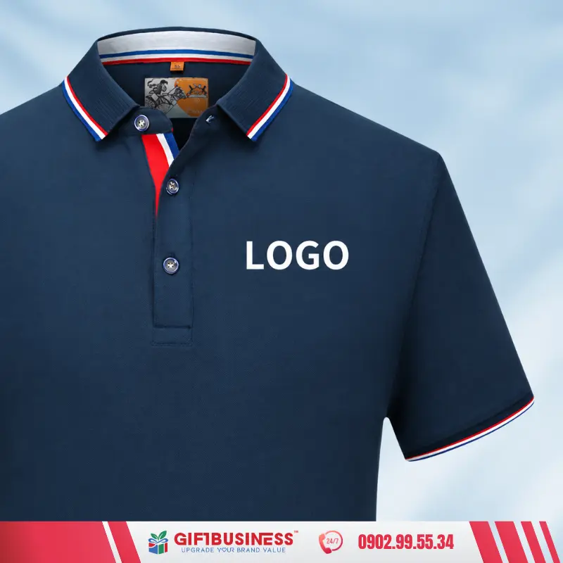 áo polo gb04 in logo