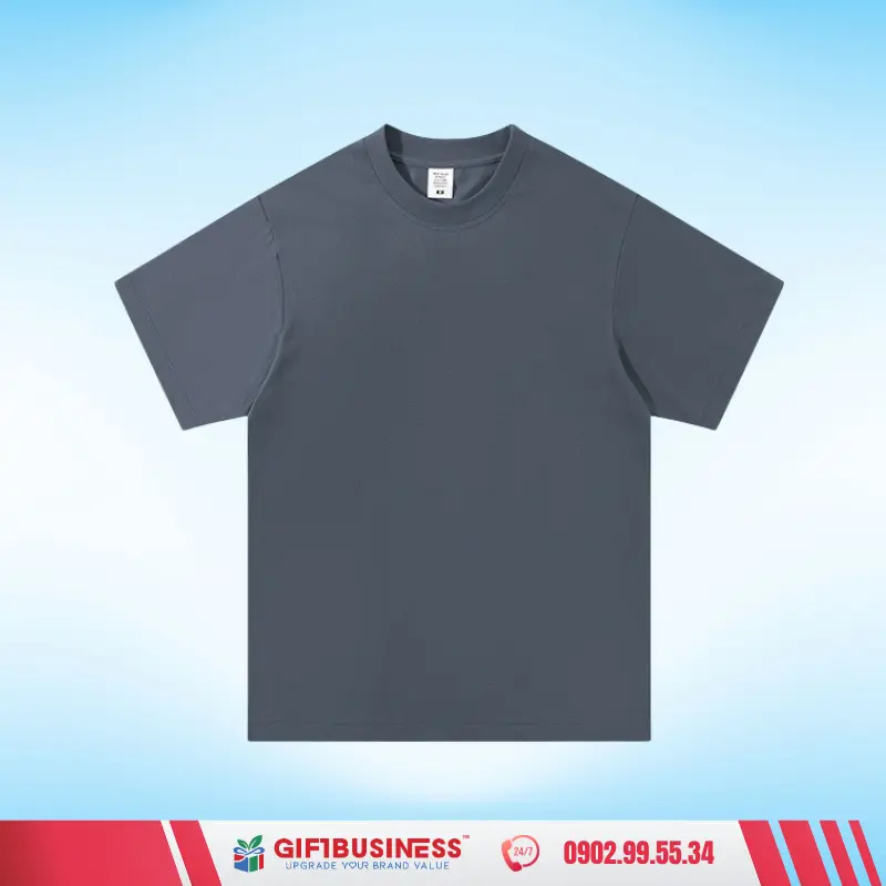áo thun cổ tròn gb05 màu xám