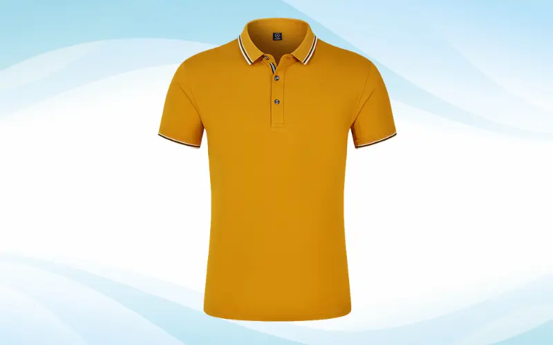ao-thun-gb09-mau-vang áo polo đồng phục gb09 màu vàng