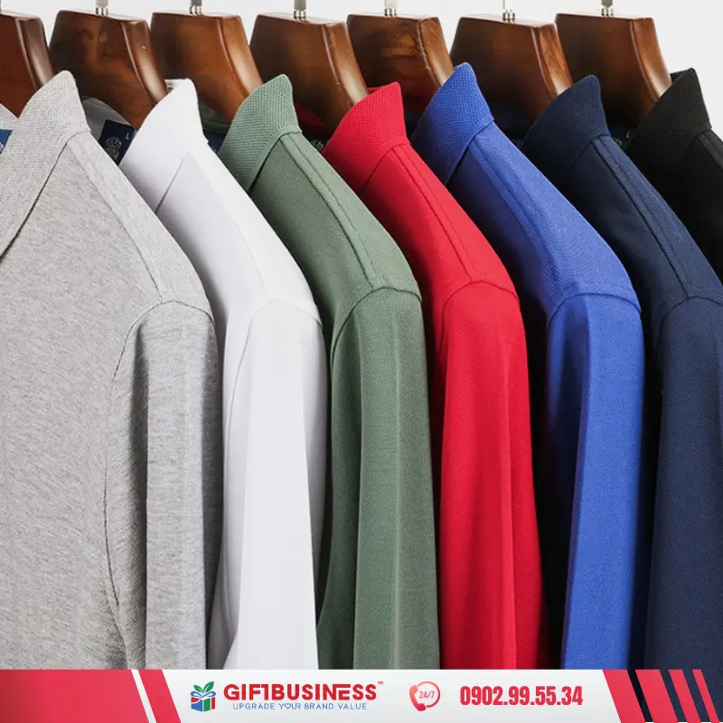 đồng phục áo polo tay dài