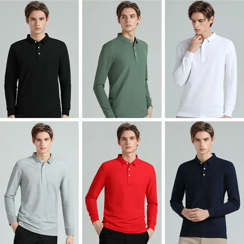 màu sắc áo polo tay dài