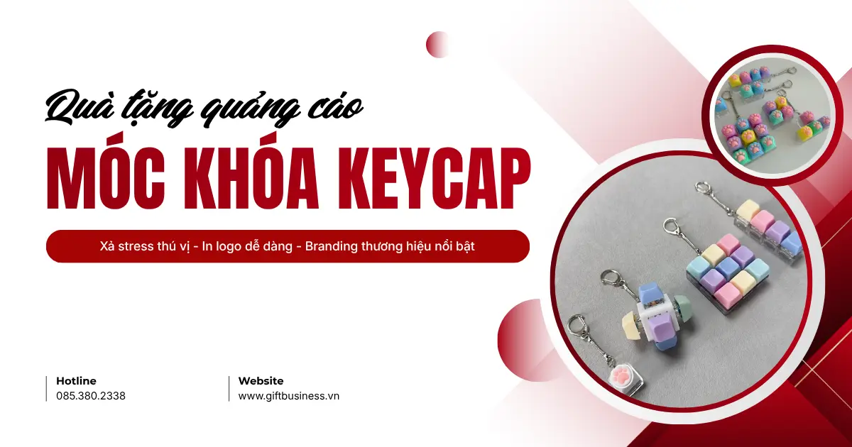 danh mục móc khóa keycap in logo