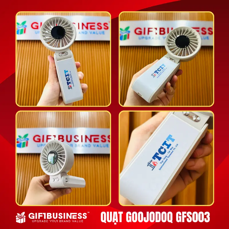 thiết kế 3in1 quạt cầm tay goojodoq gfs003