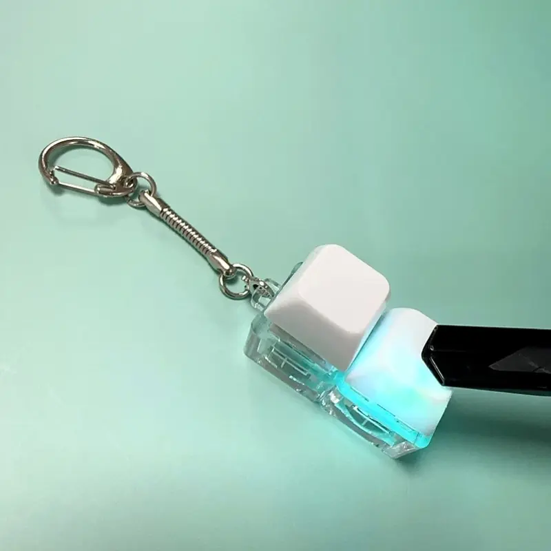 móc khóa keycap 2 phím in logo