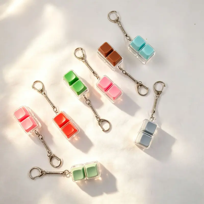 in logo móc khóa keycap 2 phím