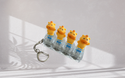 móc khóa keycap cute in logo
