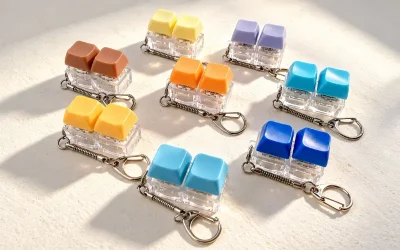 móc khóa keycap pc 2 phím