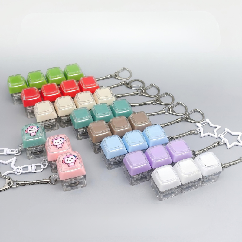 móc khóa keycap phím 2 lớp in logo