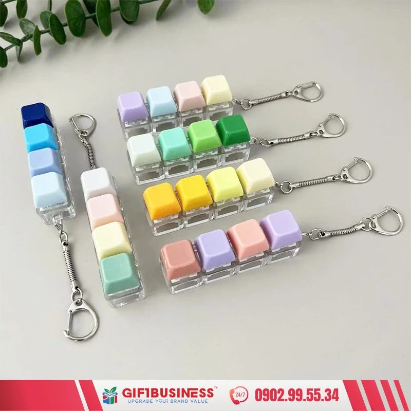móc khóa keycap quà tặng in logo