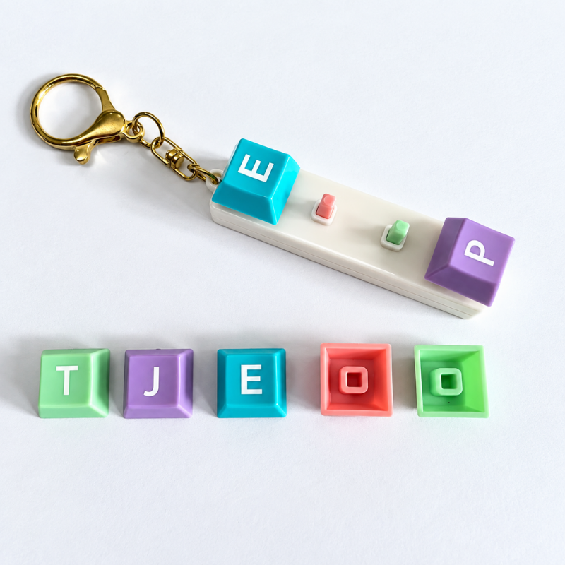 móc khóa keycap theo tên