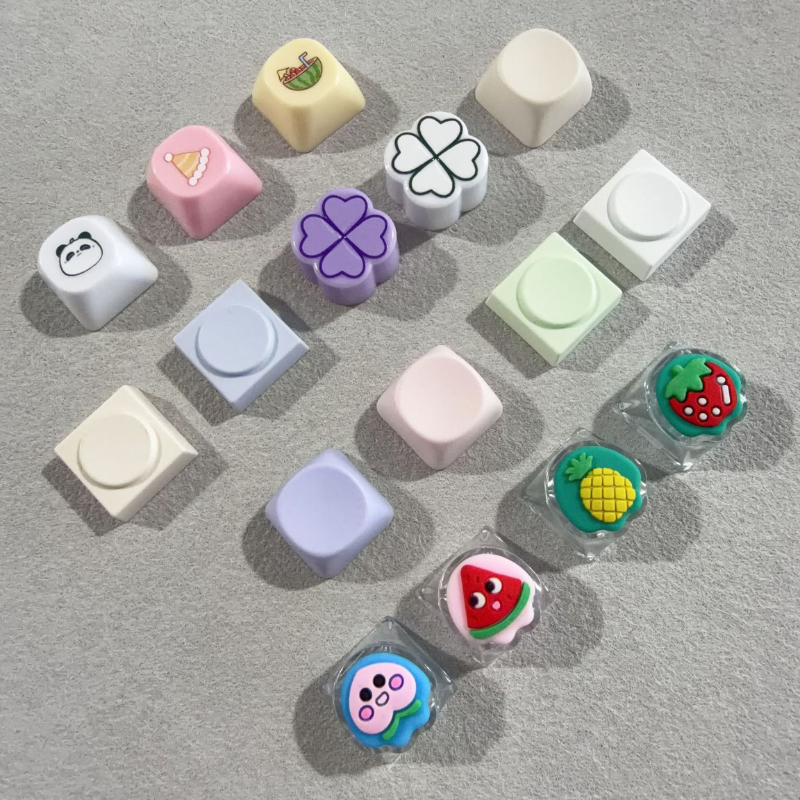 quà tặng quảng cáo móc khóa keycap cute