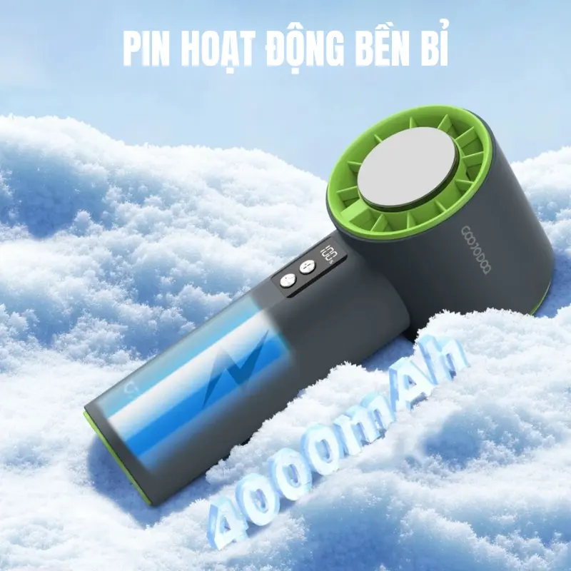 quà tặng sự kiện in logo - Quạt cầm tay GOOJODOQ GFS006