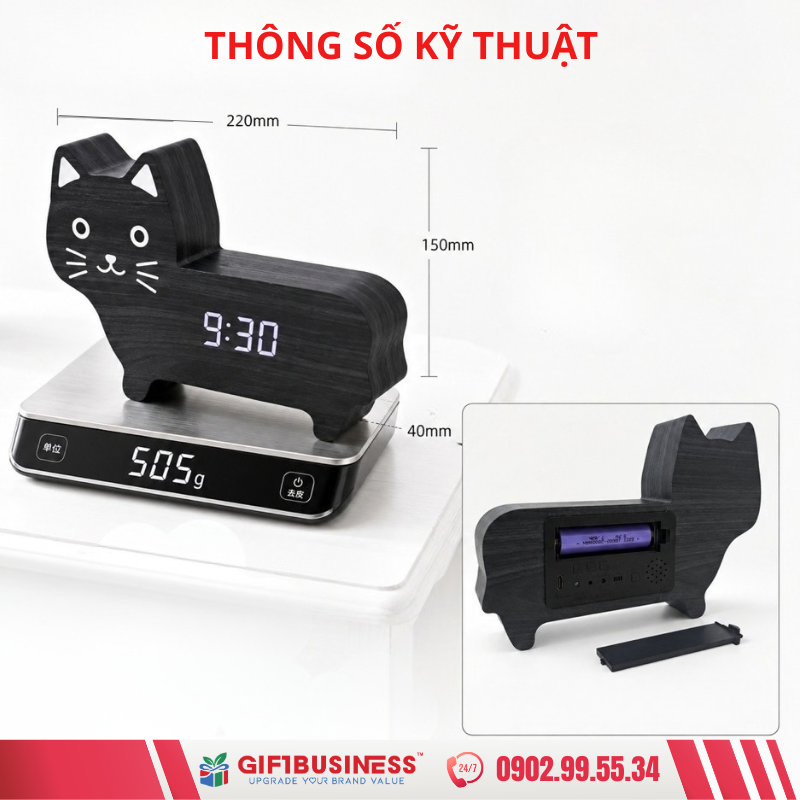 thông số kỹ thuạt đồng hồ để bàn 