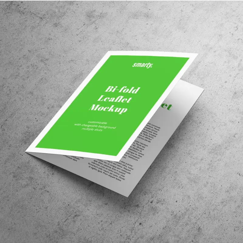 brochure gấp đôi