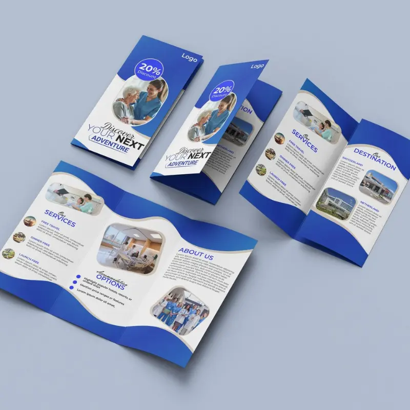 in brochure công ty