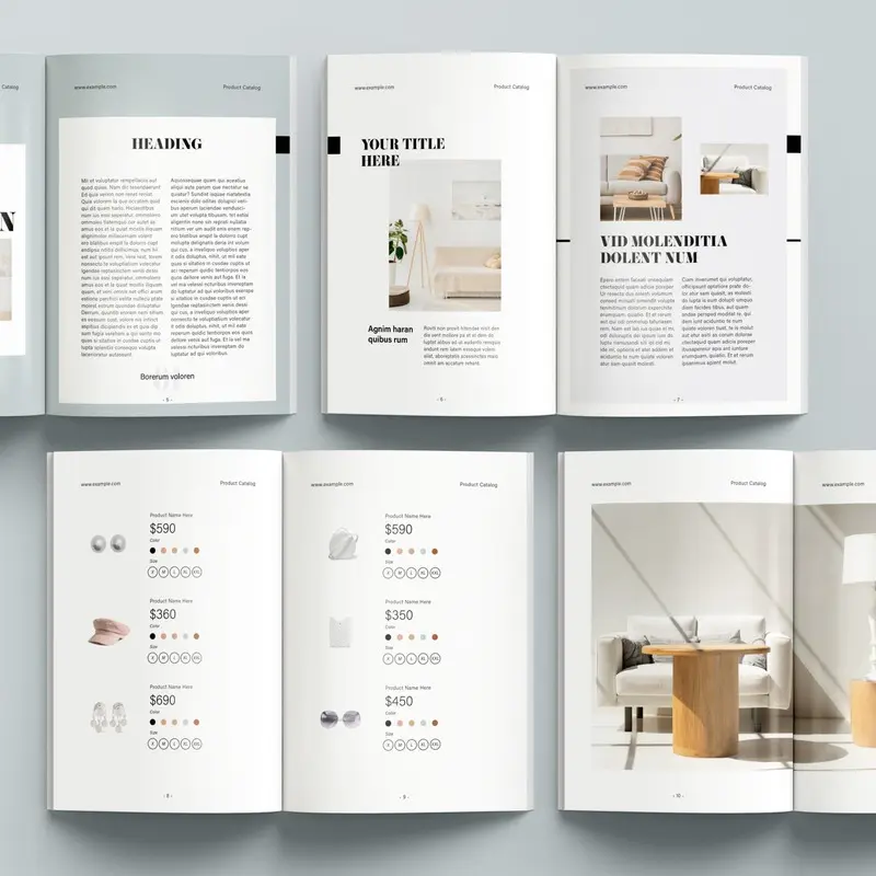 catalogue tổng hợp sản phẩm