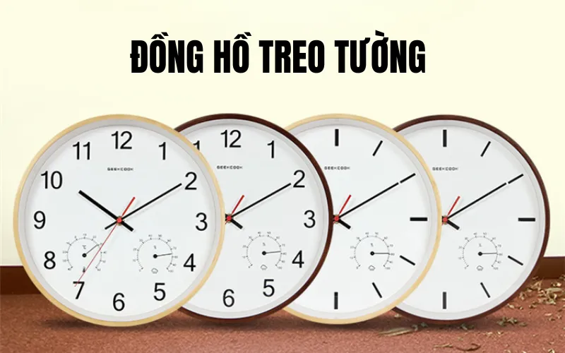 quà tặng đồng hồ treo tường đo nhiệt độ độ ẩm 