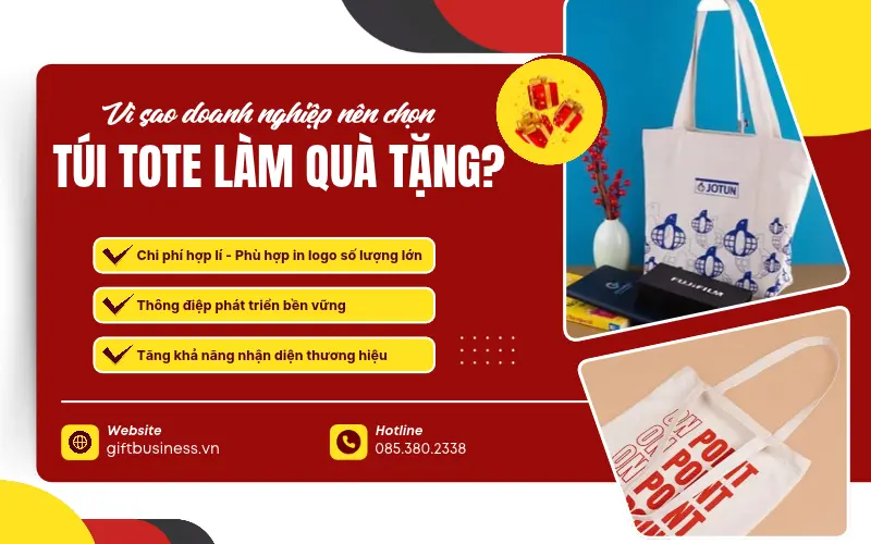 túi tote quà tặng