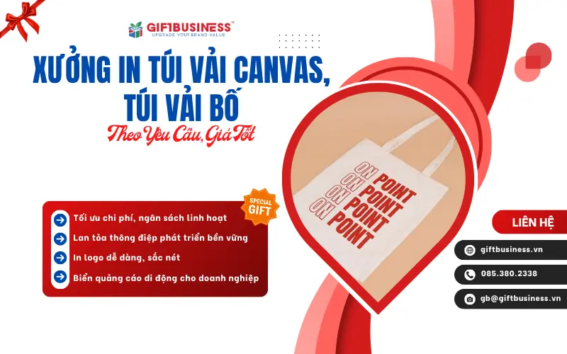 xưởng in túi vải canvas